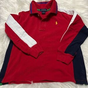 Long sleeves polo shirt for boys
